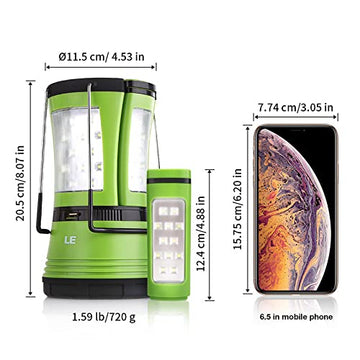 Lepro camping light supports hiking, fishing, and nighttime tasks.