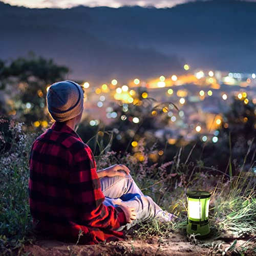 Lepro lantern includes USB cable and car charger for easy recharging.