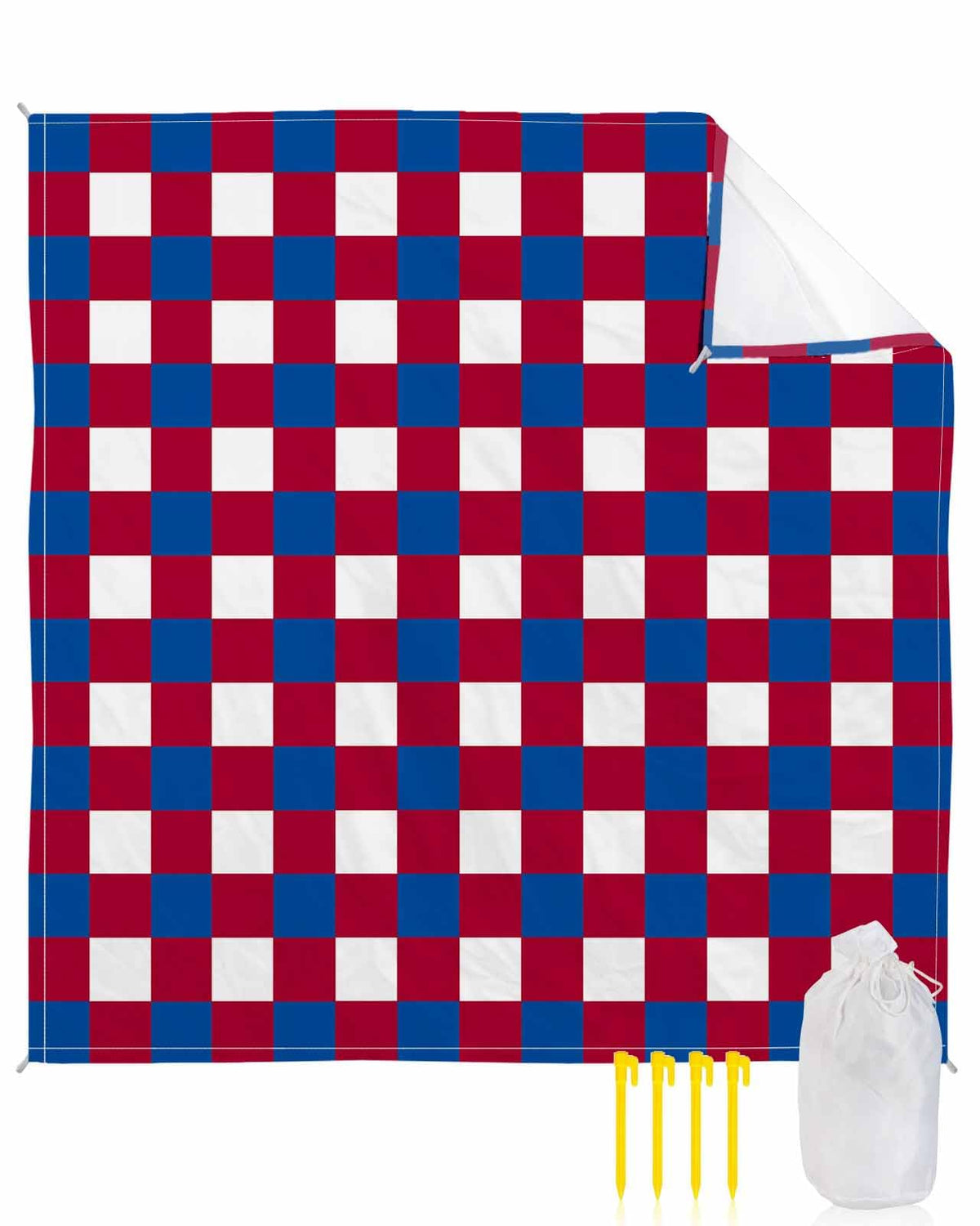 LEQIOLENNG beach blanket sandproof surface for clean, comfortable seating.