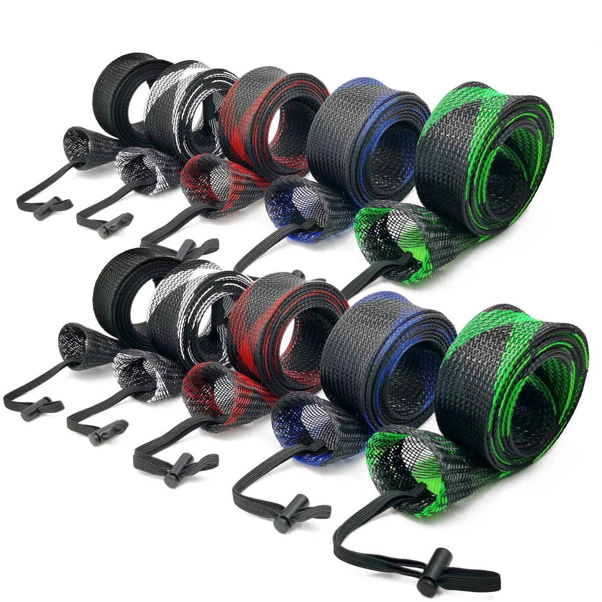 LERQDER 69in fishing rod sleeve in black – front view