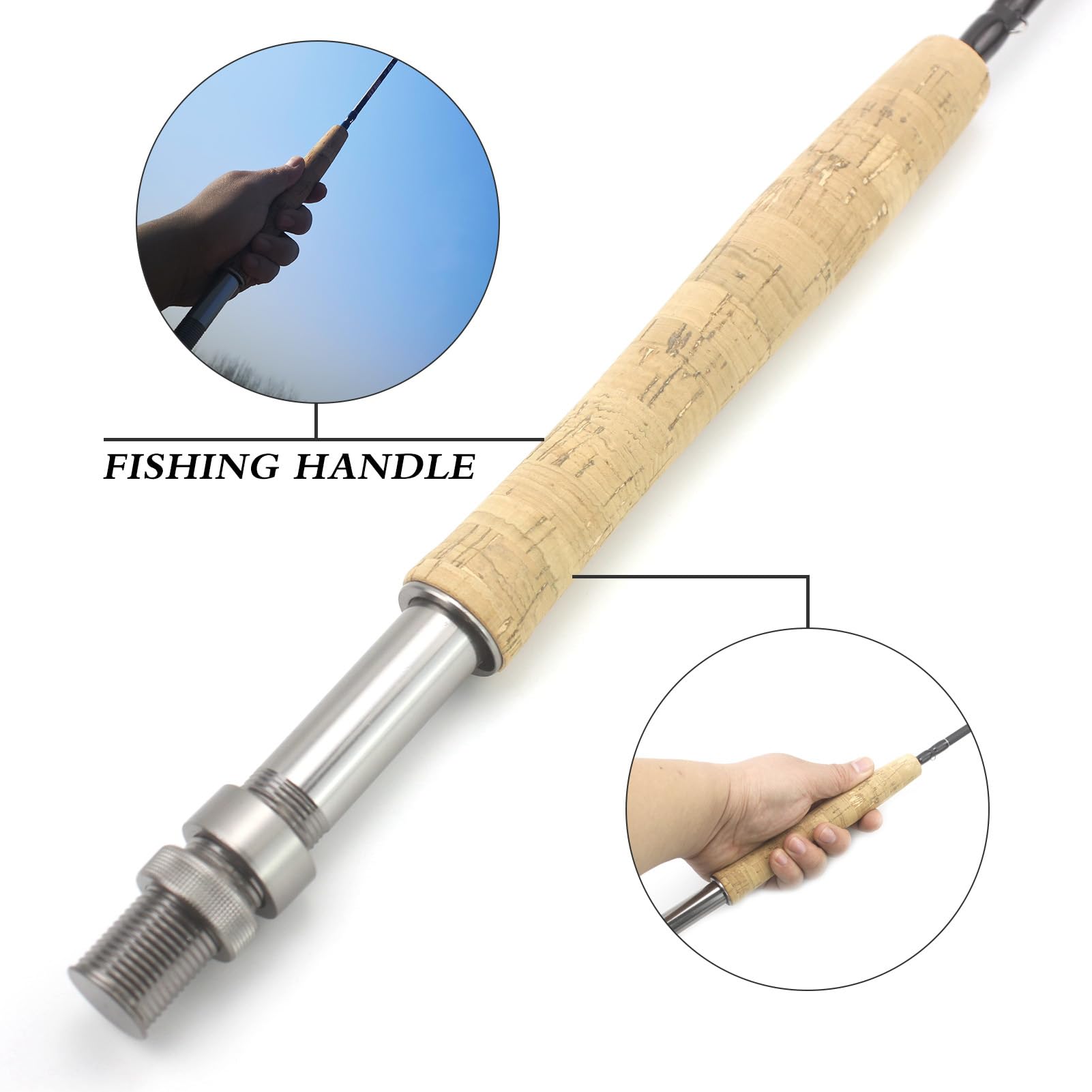 Lerutwis 7ft four-section fly rod with travel-ready design