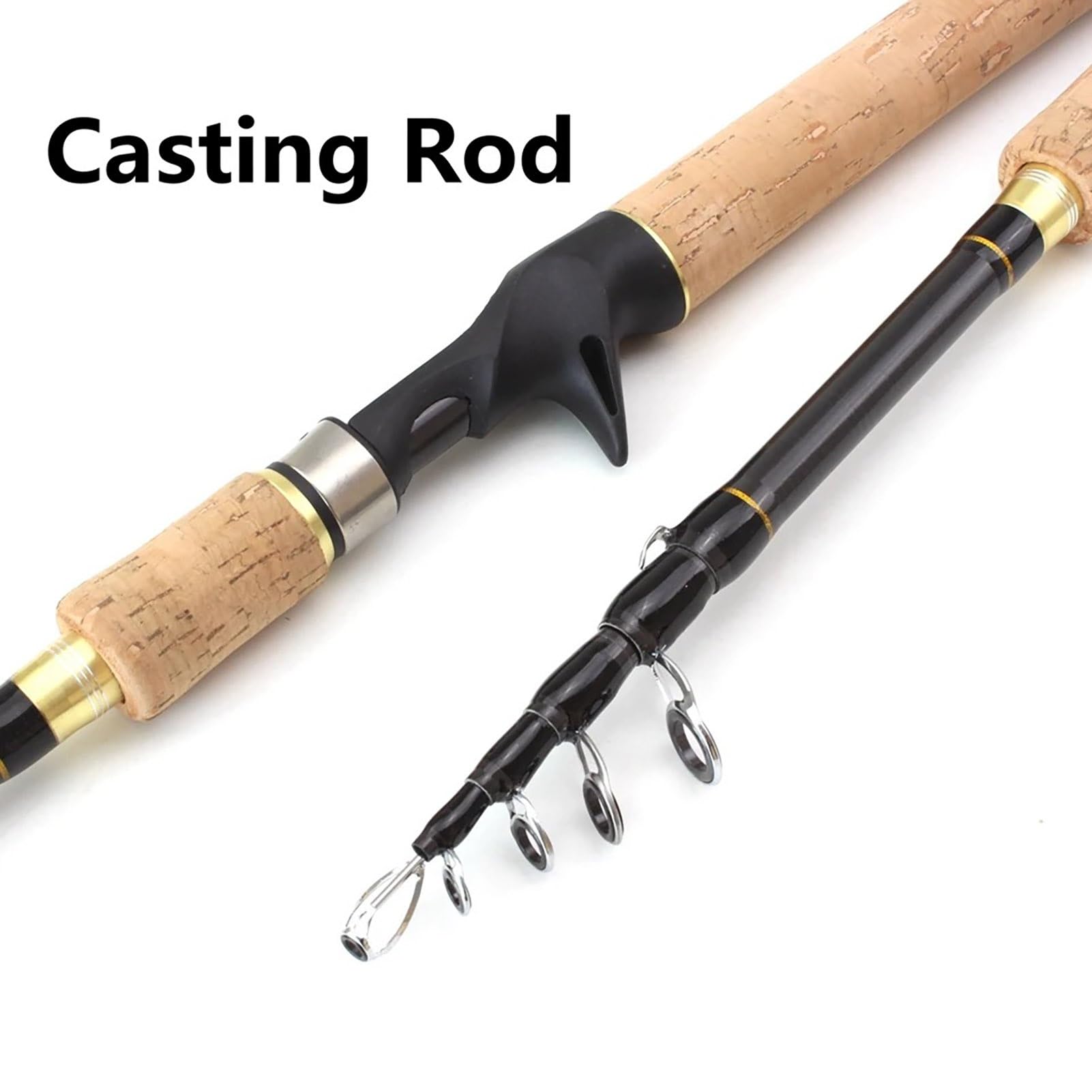 Lerutwis YG028 ergonomic cork handle provides a comfortable non-slip grip.