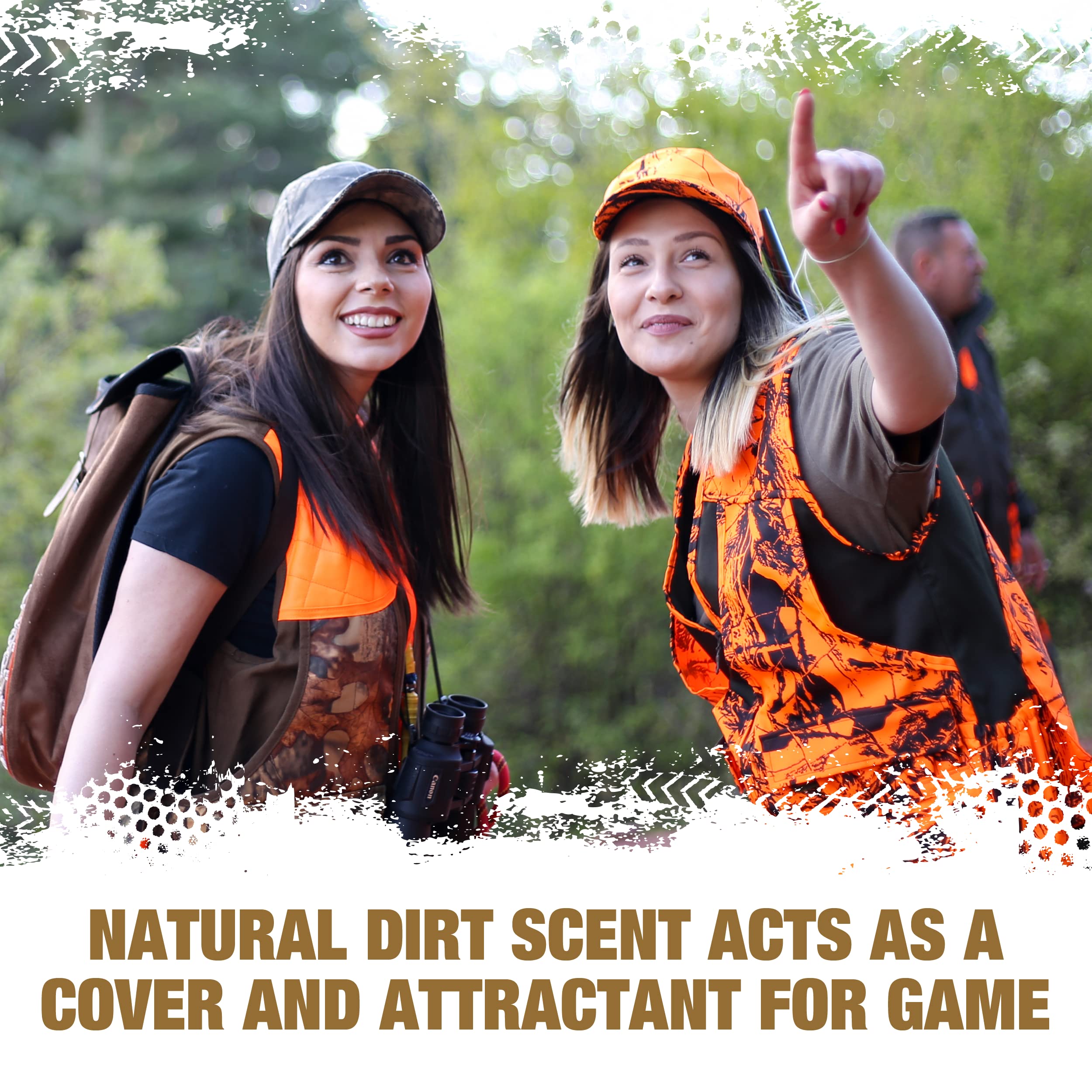 Lethal Dirt x3 field spray applied to hunting clothes and gear.