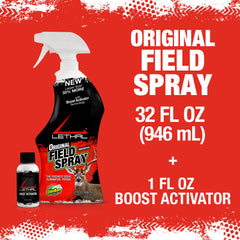 LETHAL Dirt x3 Field Spray bottle 32oz with dirt cover scent for game blending
