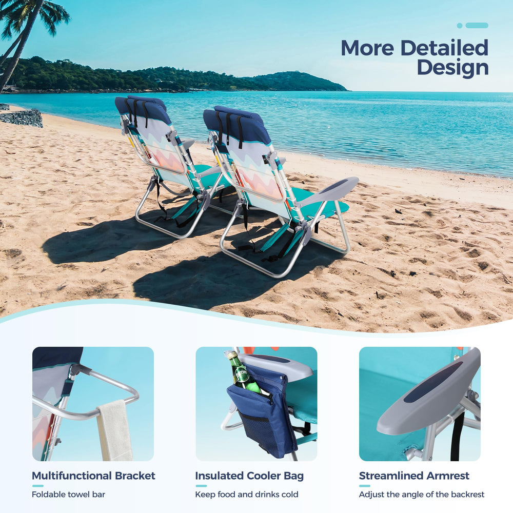 LET'S CAMP Aluminum frame is rust-proof and lightweight for easy transport.