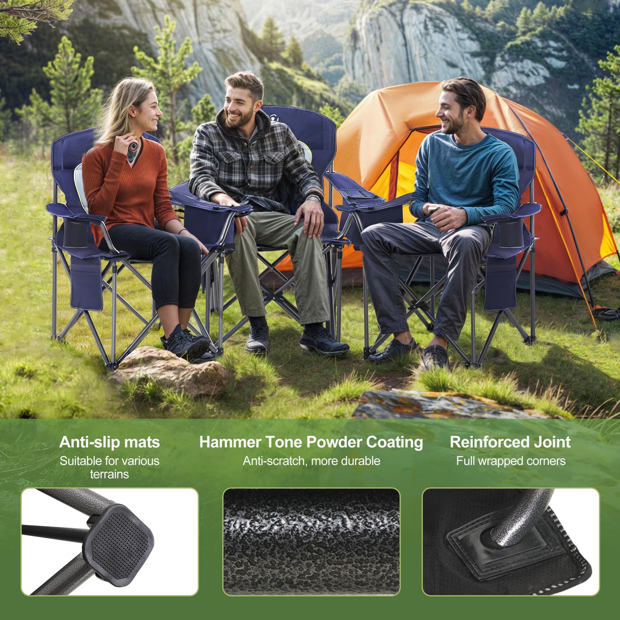LET'S CAMP cooler bag keeps beverages cool on outings