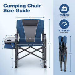 LET'S CAMP oxford fabric and mesh back close-up for breathable comfort