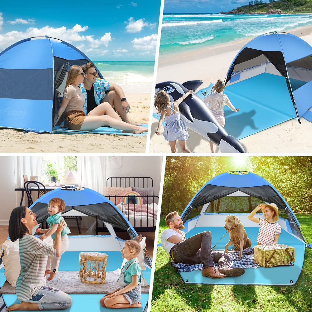 LetsFunny beach tent portable carry bag makes transport and packing effortless