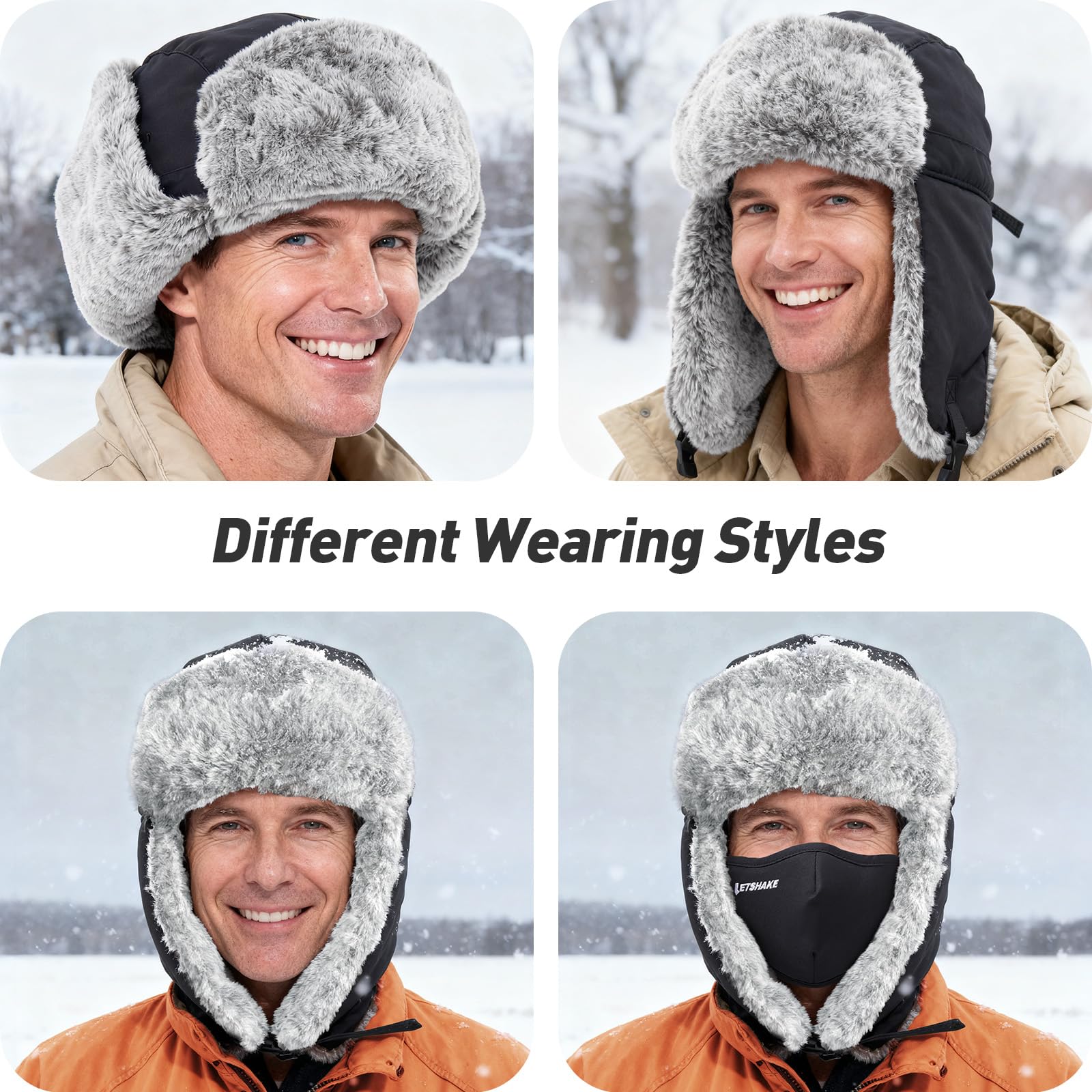 LETSHAKE windproof nylon shell demonstrates durable weather resistance.