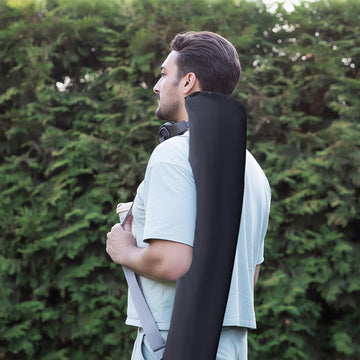 Letsinstyle bag with shoulder strap offers hands-free outdoor carrying.