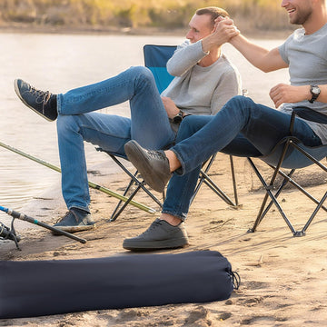 Letsinstyle universal-fit bag accommodates most folding chairs securely.