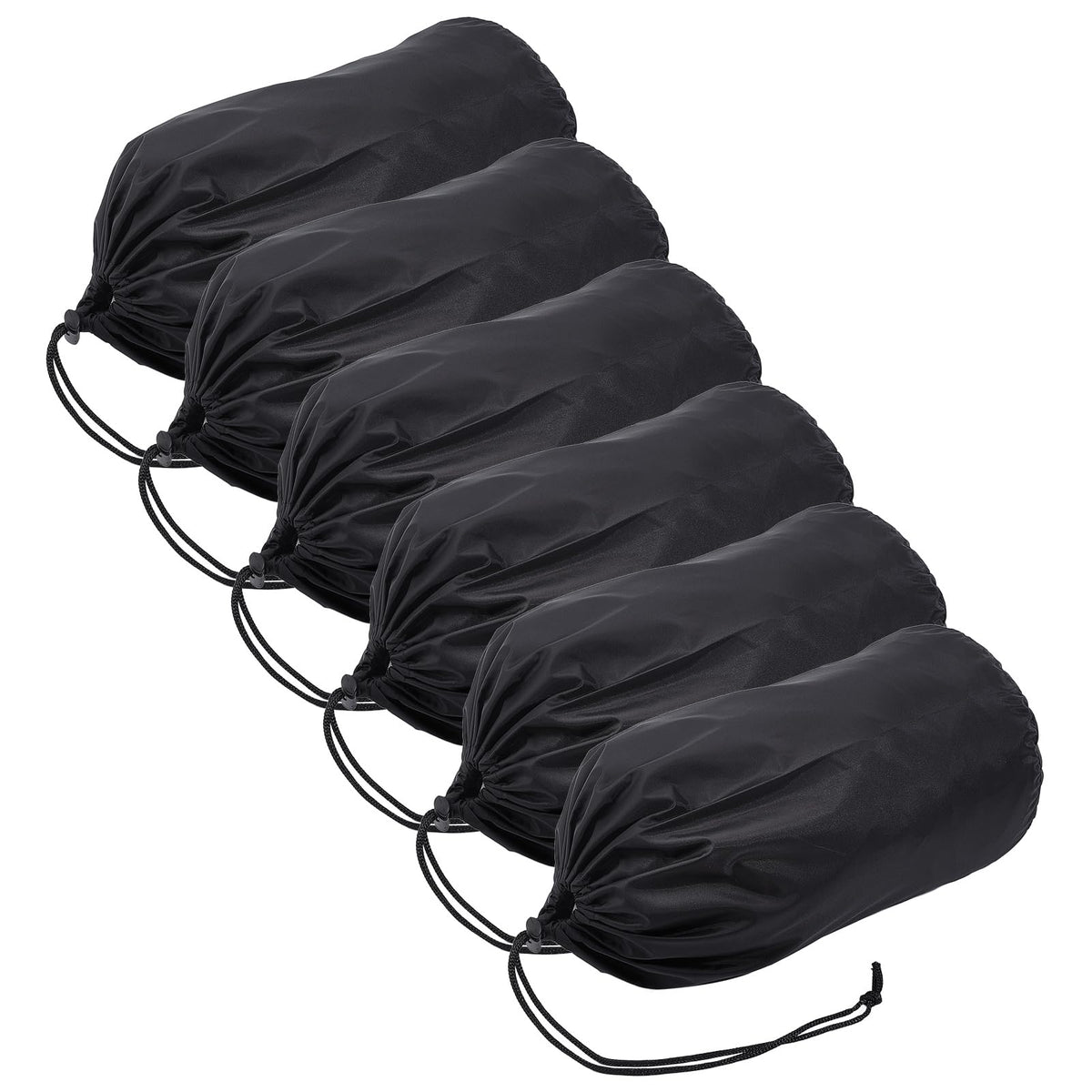 letsinstyle stuff sack 6-pack on shelf keeps gear organized for trips.