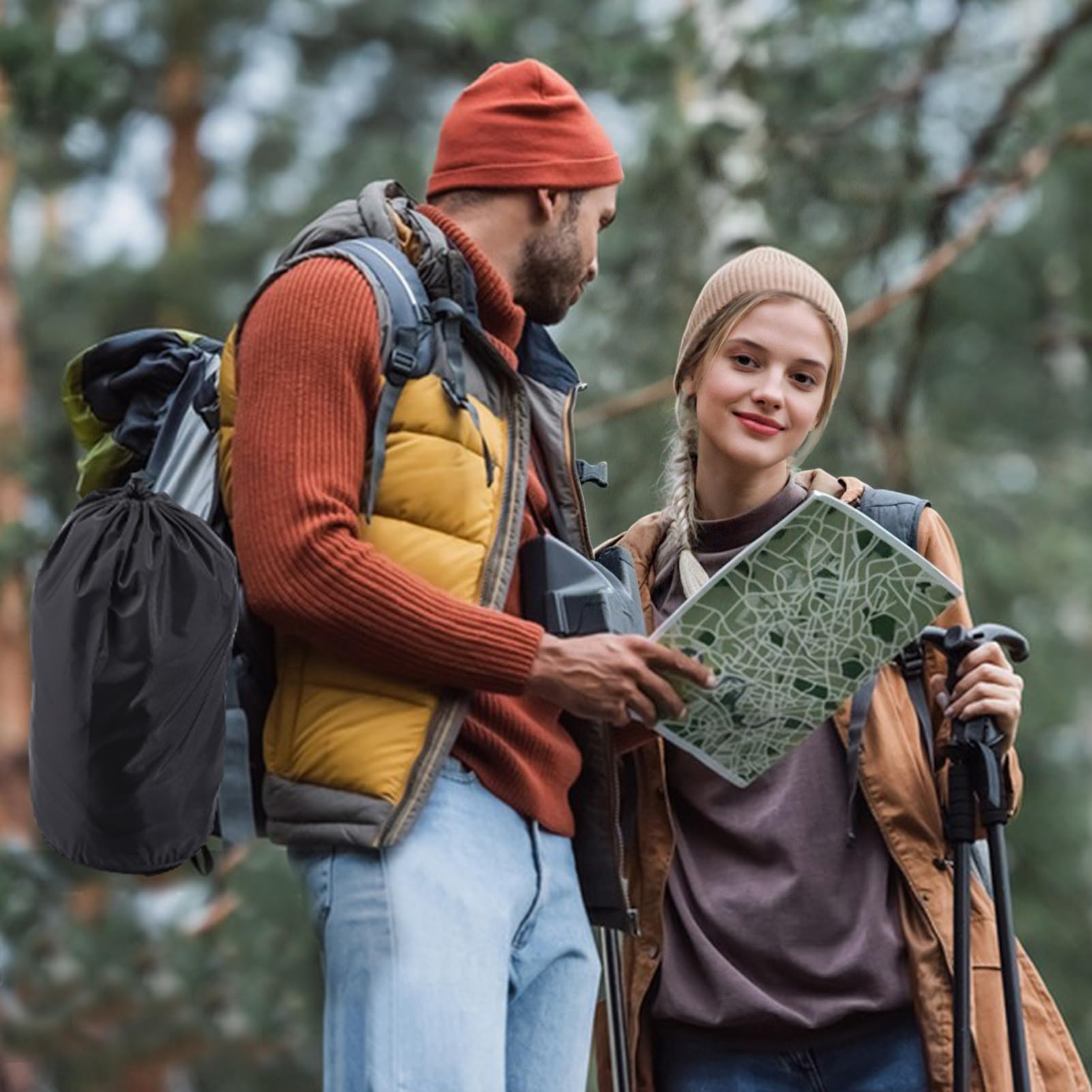 letsinstyle stuff sack camping gear organization demonstrates versatile use.