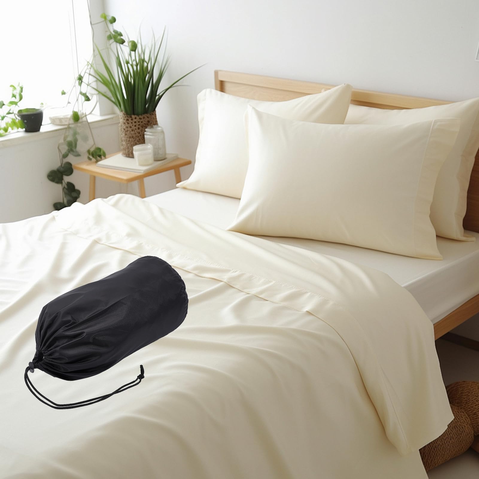 letsinstyle stuff sack drawstring closure shows secure items during movement.