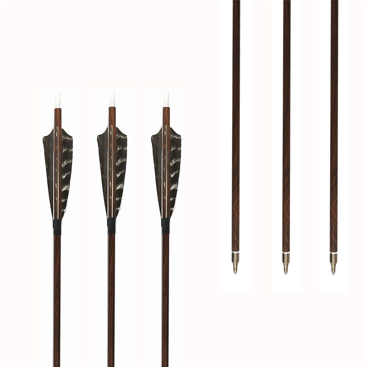 Letszhu archery 30-50 lbs draw-weight arrows suited for archery and target practice.