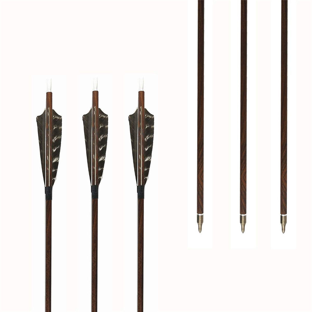 Letszhu archery 30-50 lbs draw-weight arrows suited for archery and target practice.