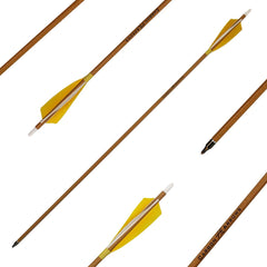 Letszhu Archery helical feathers stabilize flight in wind