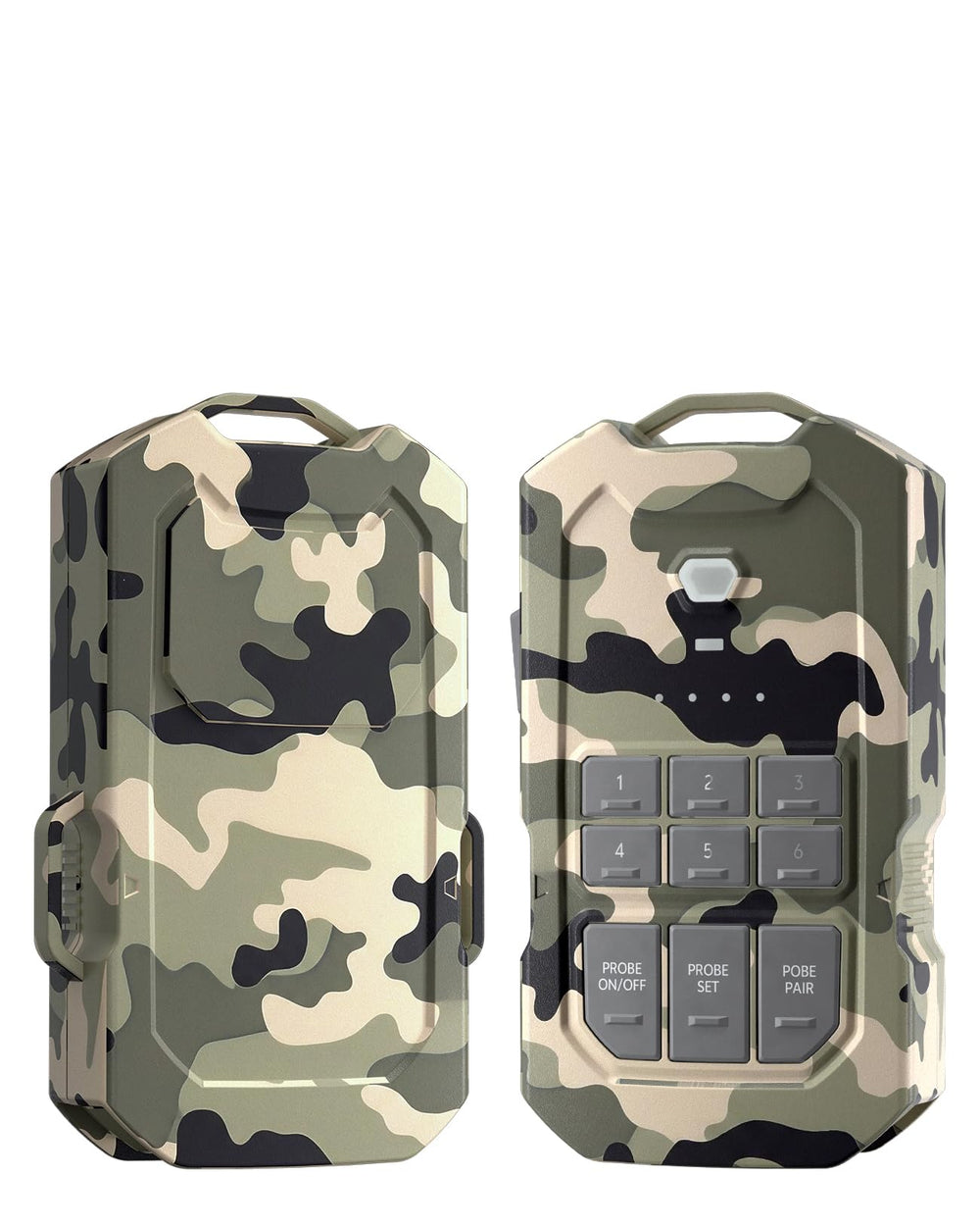 LETWESAF camping radar alarm front view showing compact security sensor for outdoor use.