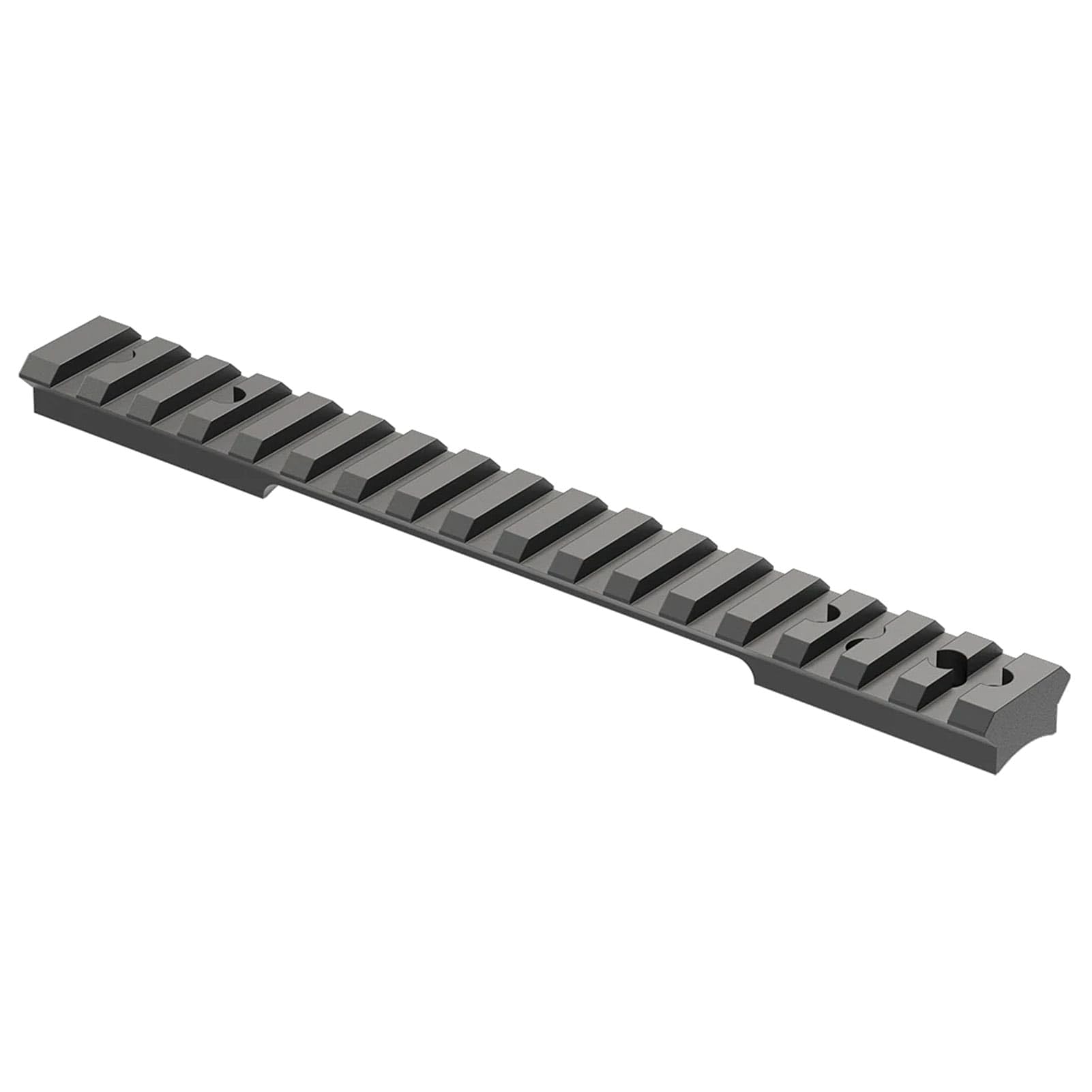 Leupold BackCountry base installation shows cross-slot versatility with rings.