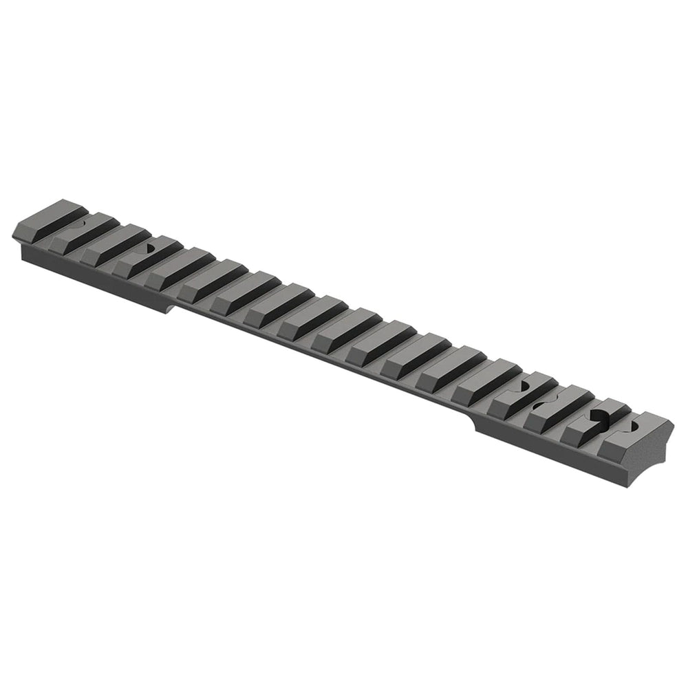 Leupold BackCountry base installation shows cross-slot versatility with rings.