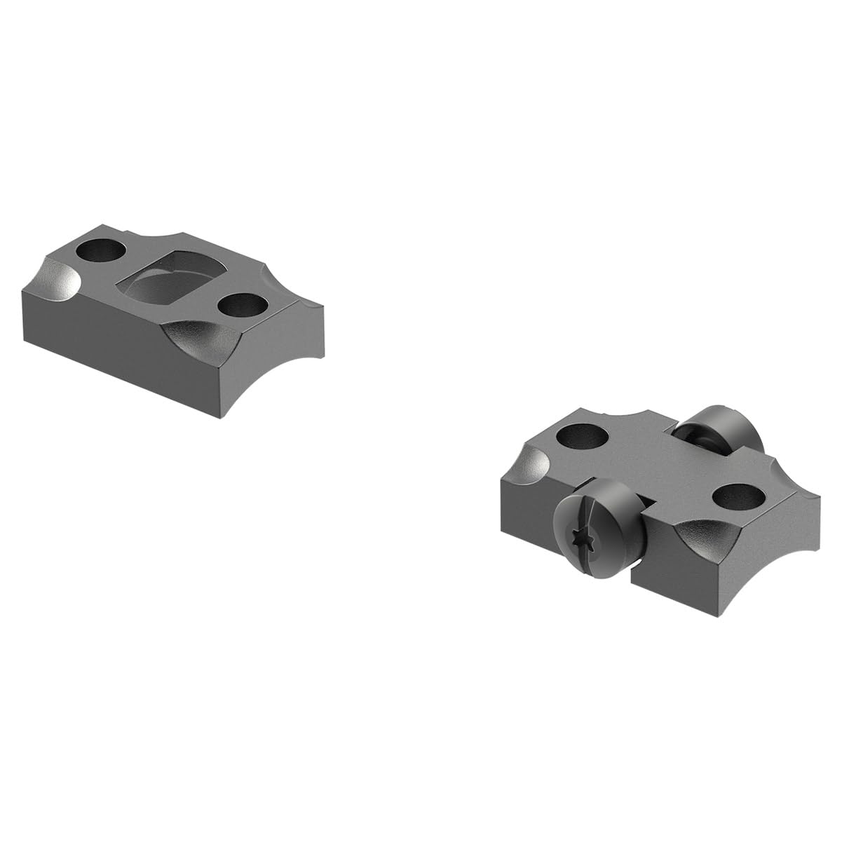 Leupold base close-up highlights matte finish for durable field performance.