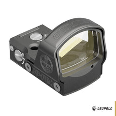 Leupold DeltaPoint Pro illuminated reticle aiding rapid targeting in low light.