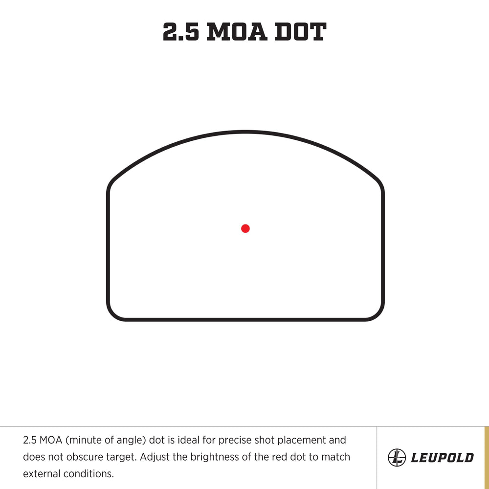 Leupold DeltaPoint Pro MST sensor extends battery life during idle periods.