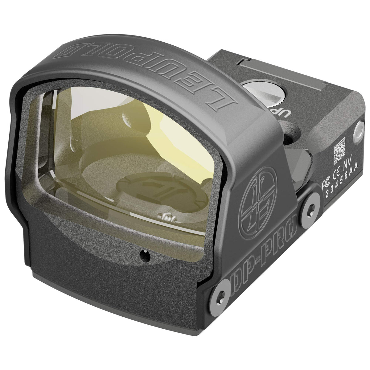 Leupold DeltaPoint Pro red dot sight with 2.5 MOA dot enables fast target acquisition.
