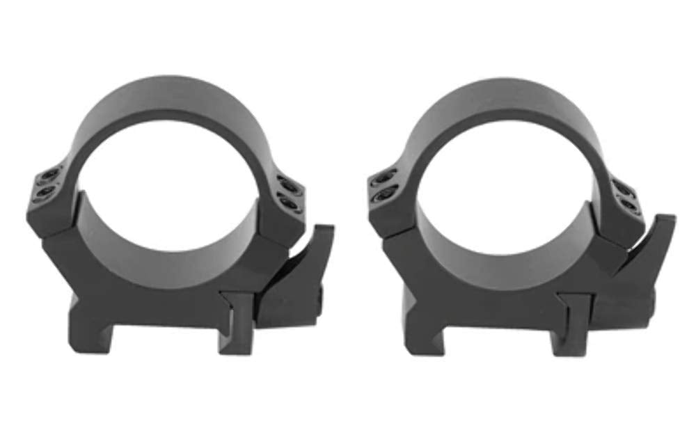 Leupold LEU Qrw2 30mm low-matte rings shown with quick-release mounting for fast, reliable scope resets.