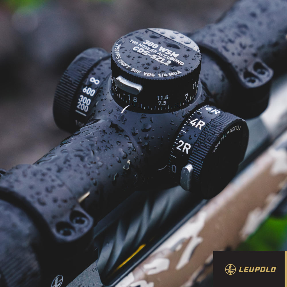 Leupold Low-light optics—bright image across dawn and dusk.