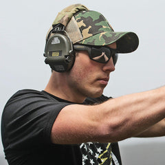Leupold Packout eyewear with blue mirror polarized lenses reduces glare.