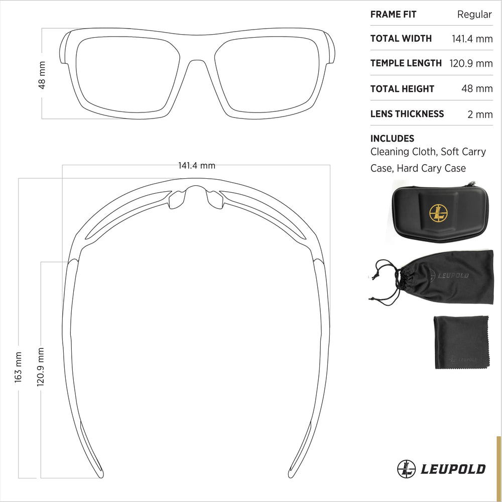 Leupold Packout eyewear made in USA reflects quality and reliability.