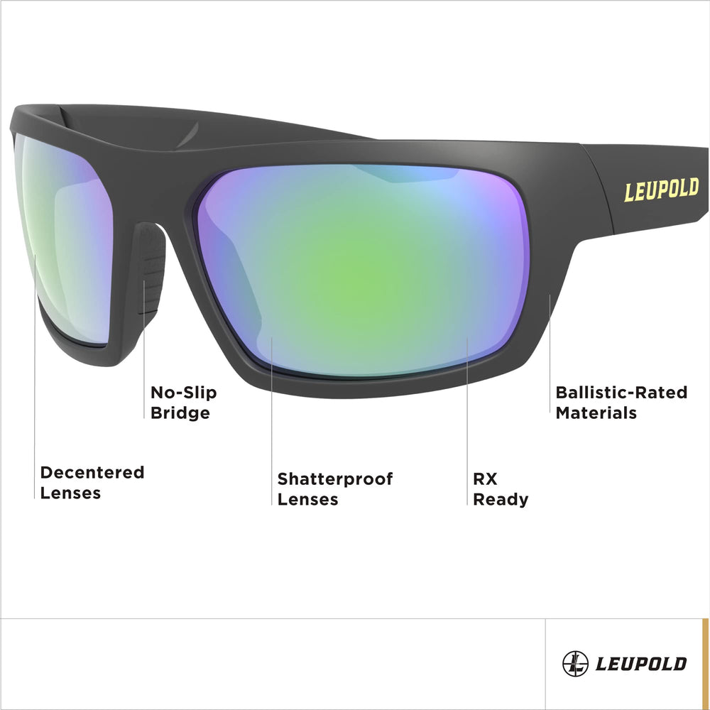 Leupold Packout Rx Ready eyewear compatible with prescription lenses for versatile daily wear