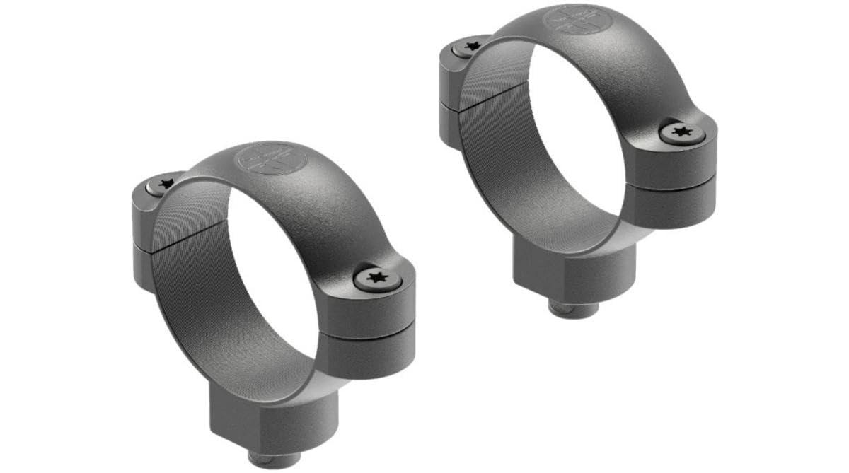 Leupold QR rings show steel machining precision for durable, reliable performance.