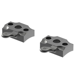 Leupold QR Steyr SBS Classic Mannlicher 2pc lever-lock highlight for easy reattachment and accuracy.