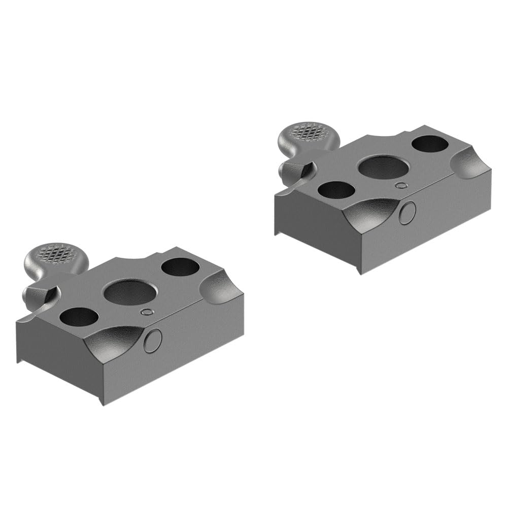 Leupold QR two-piece base front view for quick detach with repeatable zero