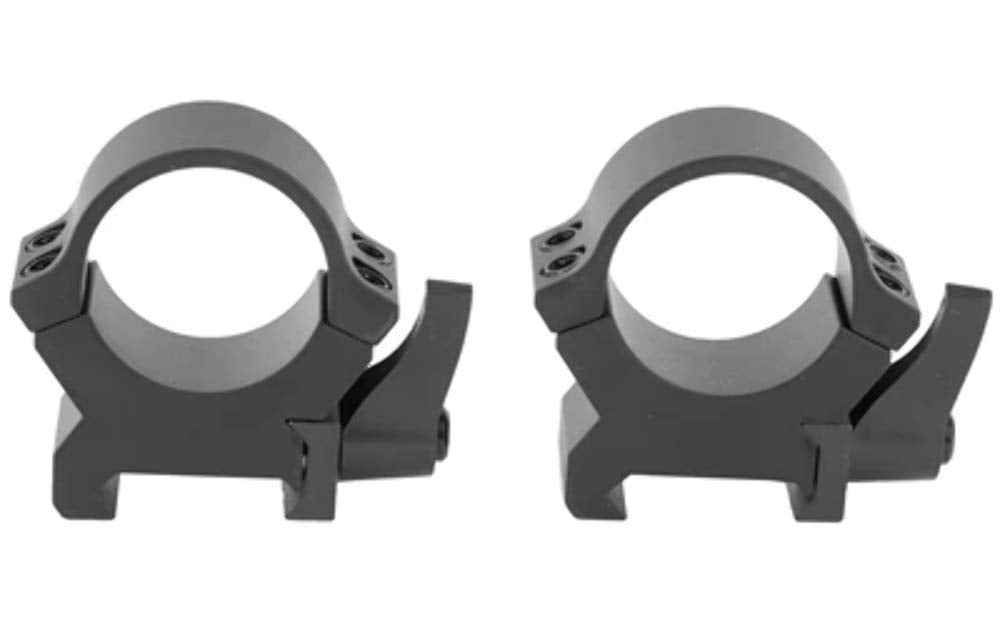 Leupold QR Weaver-style rings 1-inch medium securely mount scopes for rapid, repeatable zeroing.