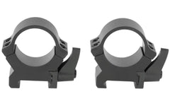 Leupold QR Weaver-style rings 1-inch medium securely mount scopes for rapid, repeatable zeroing.