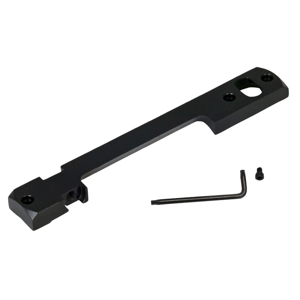 Leupold Standard One-Piece Base for Remington 700 RH-LA gloss finish with front-dovetail detail for solid scope mounting.