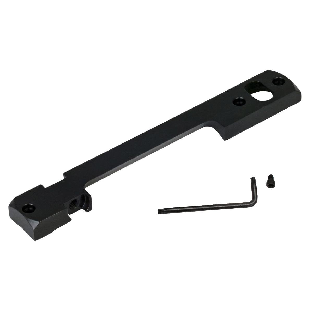 Leupold Standard One-Piece Base for Remington 700 RH-LA gloss finish with front-dovetail detail for solid scope mounting.
