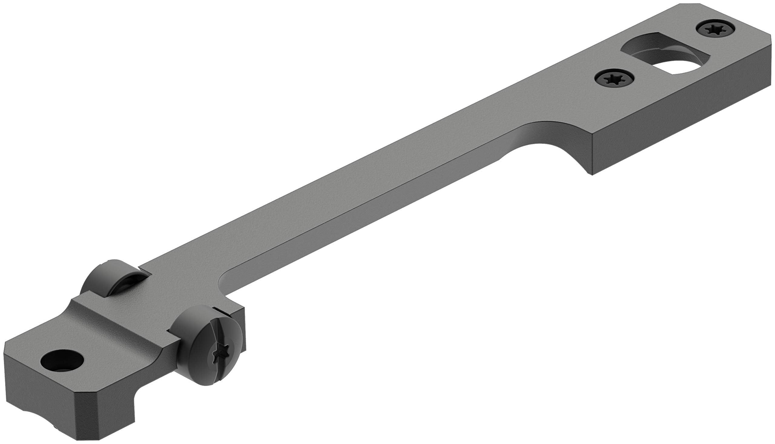 Leupold standard one-piece scope base for Mauser M98 with matte finish supports precise sight-in.