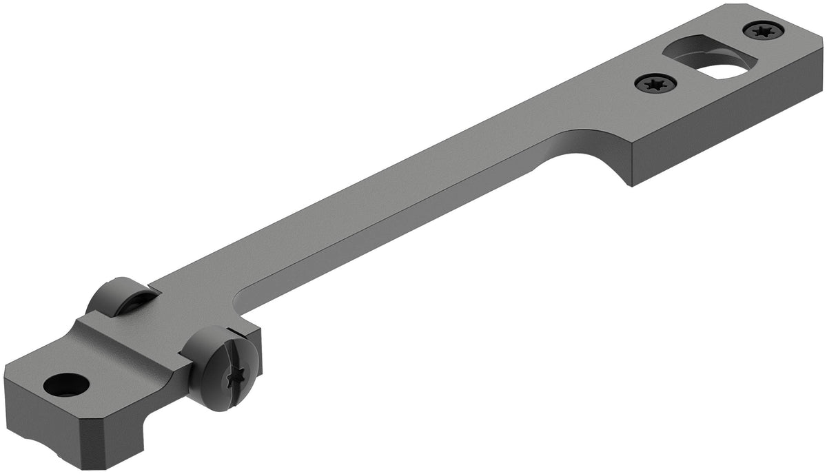 Leupold standard one-piece scope base for Mauser M98 with matte finish supports precise sight-in.