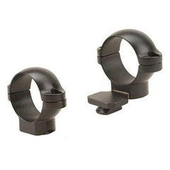 Leupold STD 1in Medium Ext matte detailing shows forged and machined steel construction