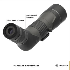 Leupold SX-2 Alpine HD Gen 2 20-60x60mm angled dial close-up for precise zoom.