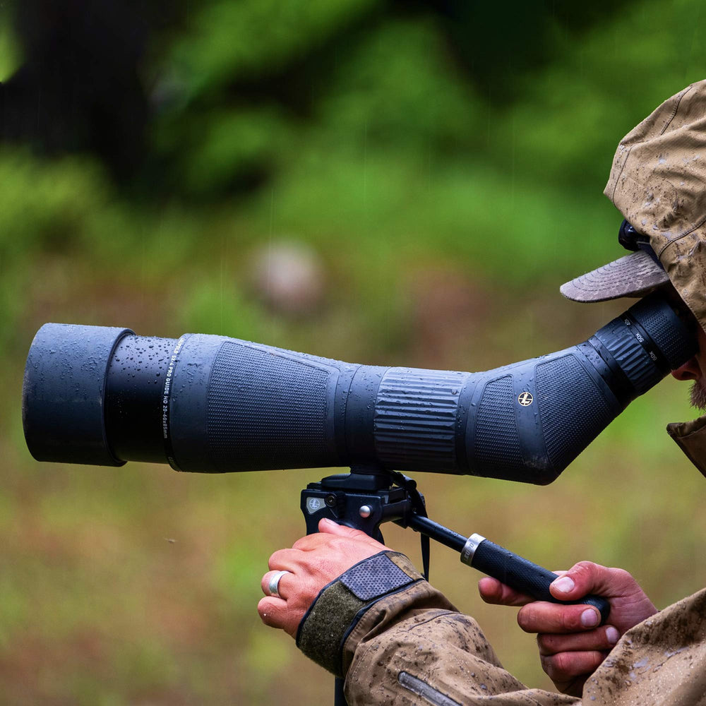 Leupold SX-4 Pro Guide HD armored rubber coating for secure grip