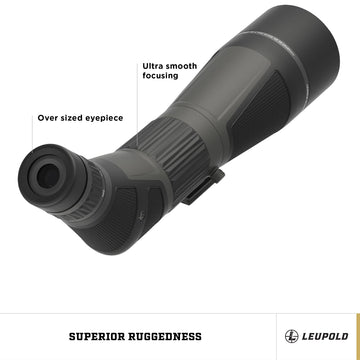Leupold SX-4 Pro Guide HD Gen 2 magnification dial showing 20-60x flexibility