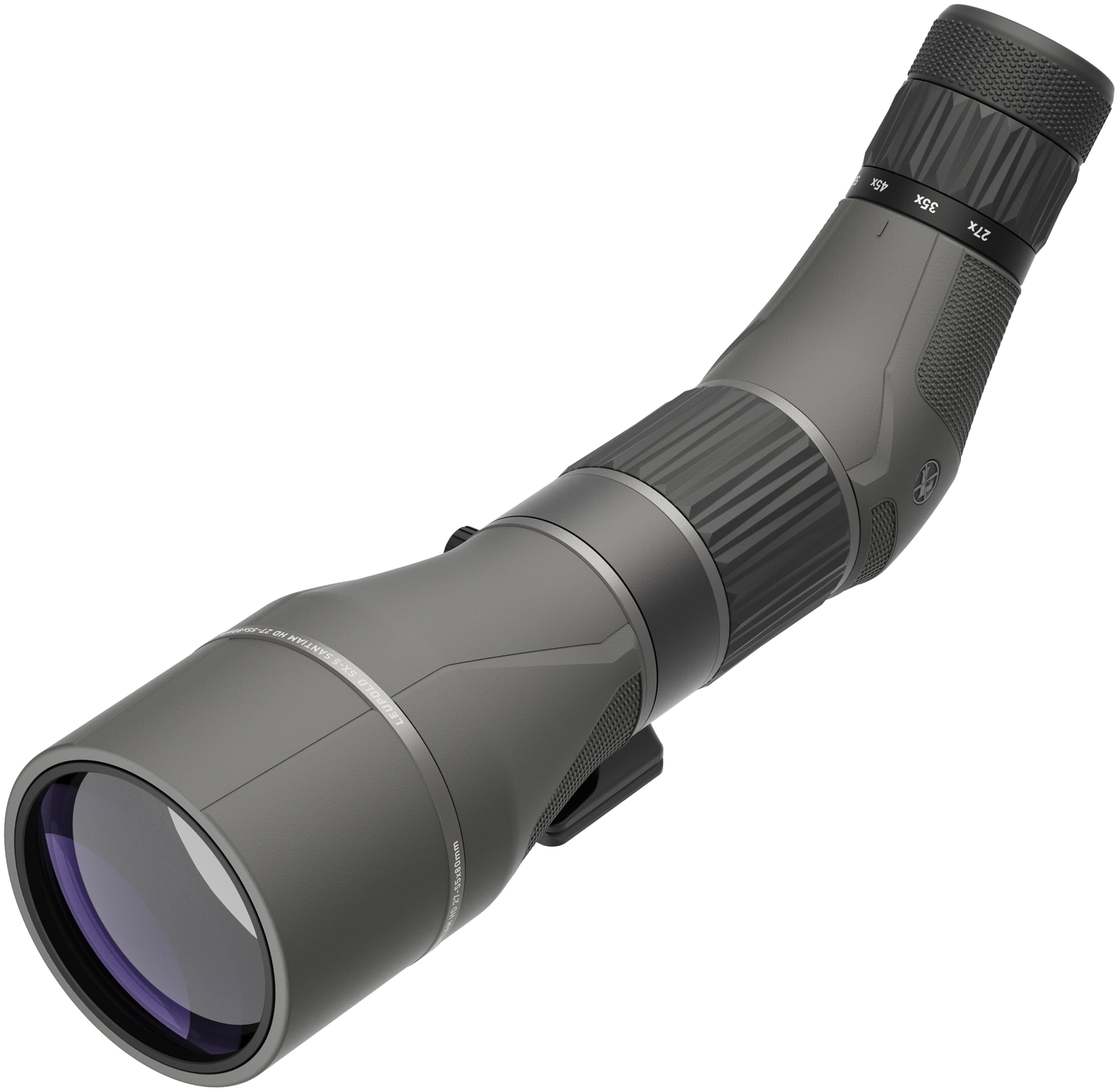 Leupold SX-5 Santiam HD body image showing rugged field build for backcountry use