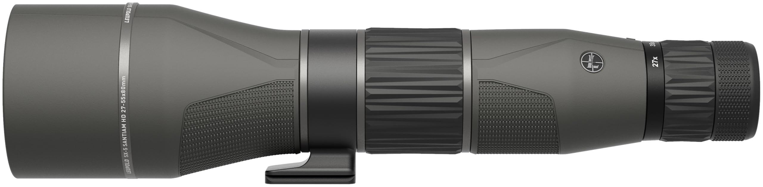 Leupold Diamond Coat 2 lens coating image explains higher transmission and durability.