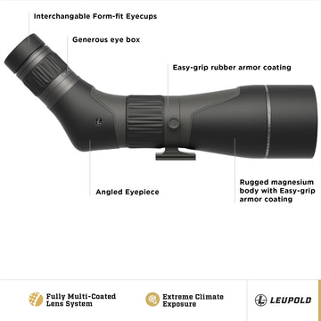 Leupold SX-2 Alpine HD Gen 2 objective close-up highlighting high-clarity lenses for distant targets