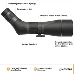 Leupold SX-2 Alpine HD Gen 2 objective close-up highlighting high-clarity lenses for distant targets